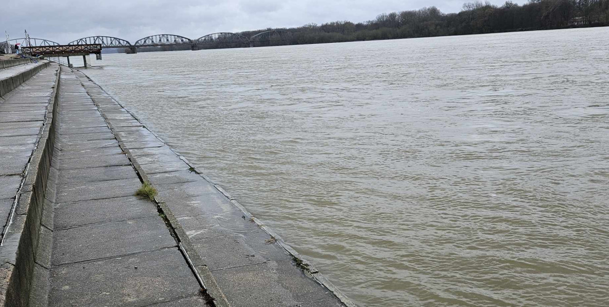 Stan wody Wisły w Toruniu