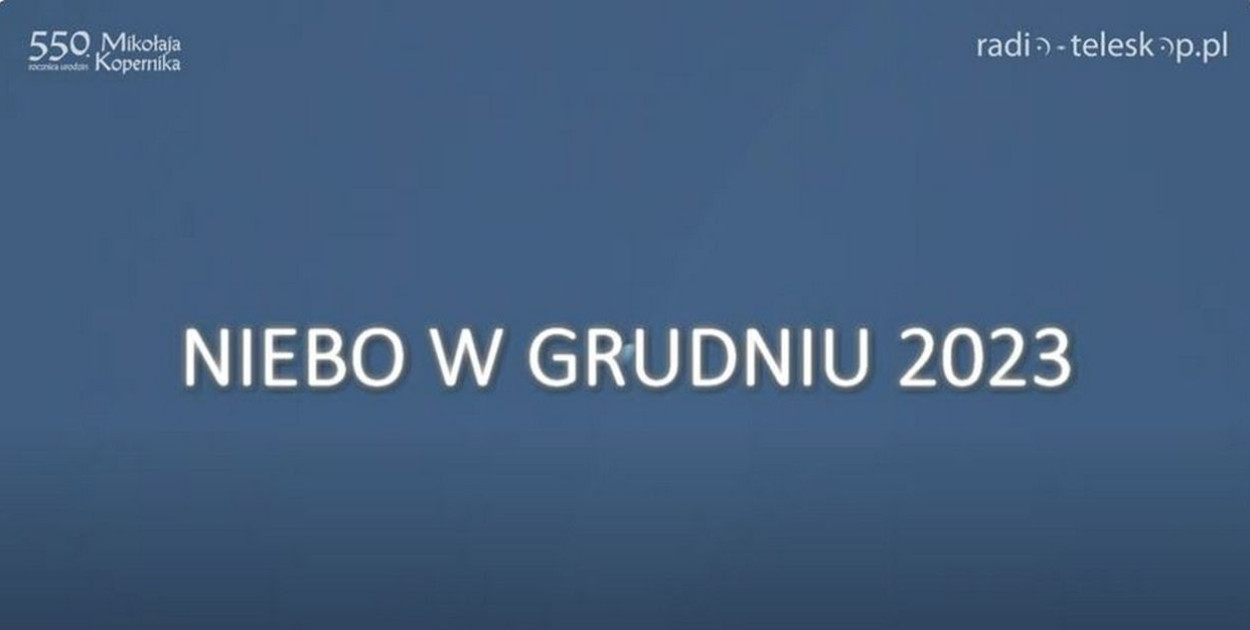 Niebo w grudniu