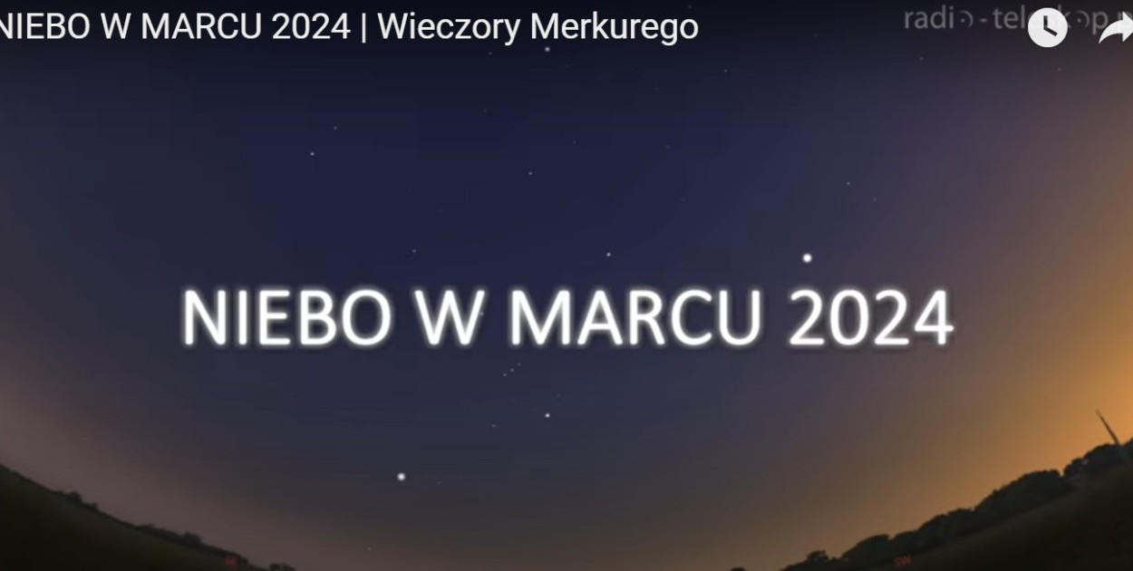 Niebo w marcu 2024