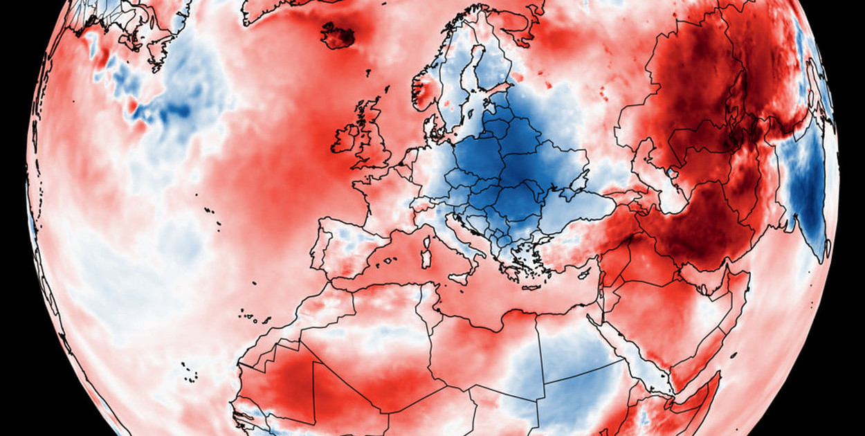 Zdj. Anomalia temperatury maja 2025 r. (scottduncanwx.com)