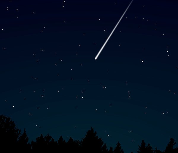 Oczekiwanie na spektakl na niebie. Roje meteorów w kwietniu-98