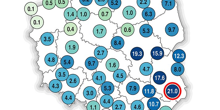 Środa - podsumowanie opadów i burz (mapy)