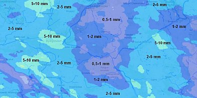 Sumy poniedziałkowych opadów (mapa)-3254