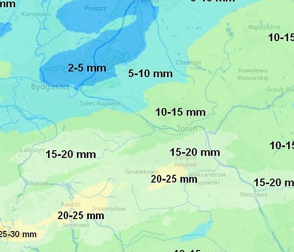 Czwartkowo-piątkowe opady i burze (mapy)-3457
