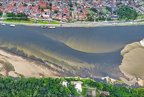 Nowe absolutne minimum stanu wody na Wiśle w Toruniu!-3552