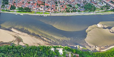 Nowe absolutne minimum stanu wody na Wiśle w Toruniu!-3552