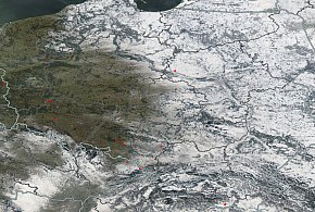 Pokrywa śnieżna na zdjęciach satelitarnych - stan na 19/20 stycznia 2026 r.