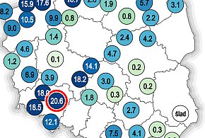 Wreszcie pojawiły się opady, ale niestety nie wszędzie...