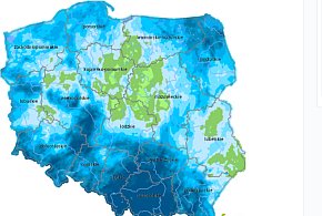 Klimatyczny Bilans Wodny - spory deficyt wody w glebie