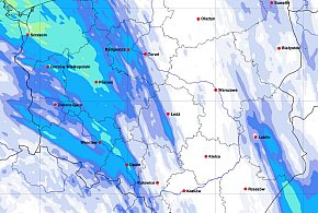 Sumy opadów atmosferycznych w okresie 29-30.05 - wilgotny północny zachód