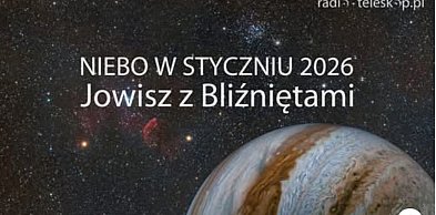 Niebo w styczniu 2026 - Jowisz z Bliźniętami
