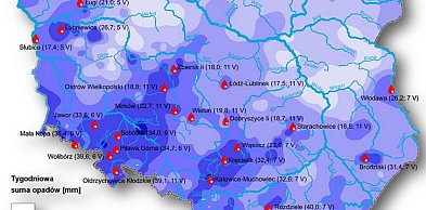 W dniach 5-13 maja zmierzono spore sumy opadów na terenie Polski