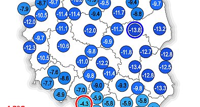 Za nami najzimniejsza noc tegorocznego grudnia -zimniej na razie nie będzie-4552