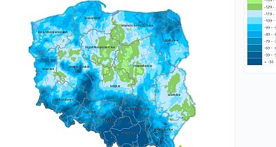 Klimatyczny Bilans Wodny - spory deficyt wody w glebie