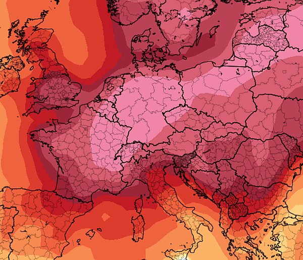 Wysoka temperatura, z czasami pojawiającym się Słońcem i opadami...-4440