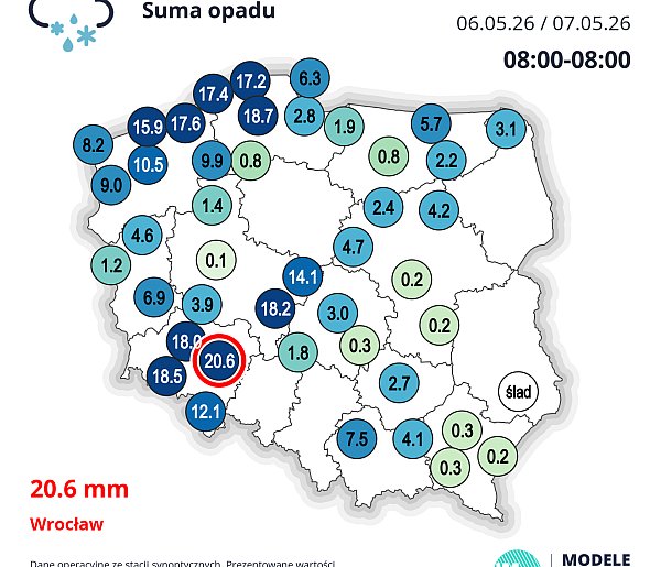 Wreszcie pojawiły się opady, ale niestety nie wszędzie...