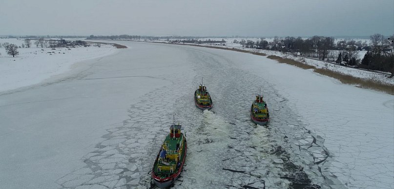Rozpoczyna się znaczne ocieplenie i lodołamanie na Wiśle - w sobotę ślisko!