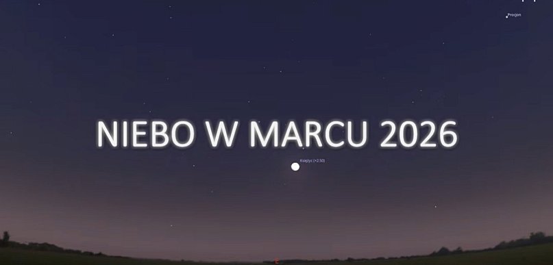 Niebo w marcu 2026 - zakrycie Regulusa przez Księżyc