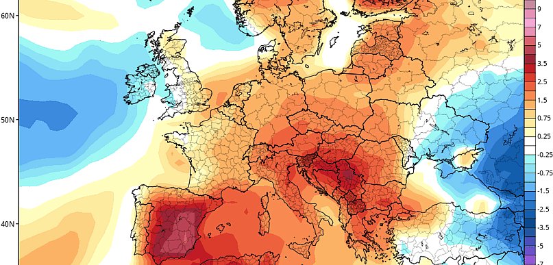 Prognoza na tydzień - ciepło / bardzo ciepło i czasami „przekropnie”